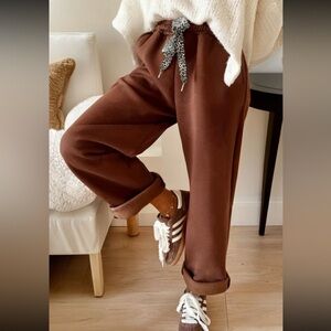Brown Women's Casual Pants
